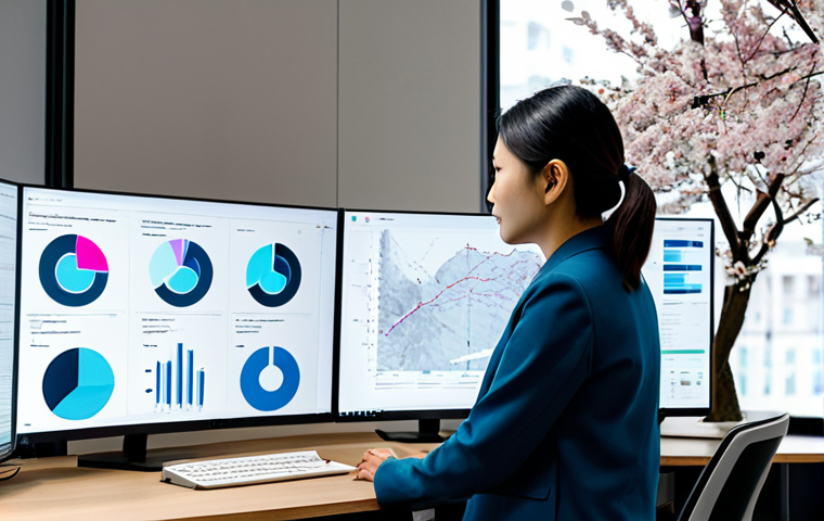 **

A diverse team of data scientists collaborating in a modern office. They are analyzing data visualizations on large screens, focusing on detecting and mitigating bias. The scene emphasizes data diversity and ethical AI development. Include elements of Japanese aesthetics, like subtle cherry blossom motifs, to resonate with the target audience. fully clothed, appropriate attire, safe for work, perfect anatomy, natural proportions, professional photography, high quality, professional dress

**
