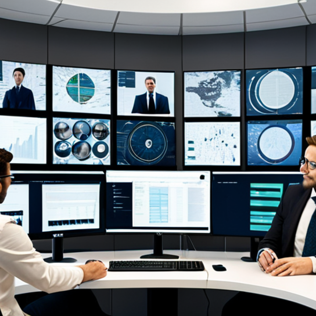 Diverse Data Collection & Ethical AI Development**
"A diverse team of professionals collaborating on AI development, analyzing data from various sources displayed on large monitors. Focus on ethical considerations, data privacy, and global collaboration. Safe for work, appropriate content, fully clothed, professional environment, modern office setting, perfect anatomy, natural proportions, high quality, professional."
**