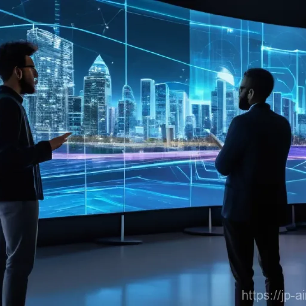 AI와 데이터 민주화를 통한 공정성 - **Collaborative Future of AI and Data Democracy**
"A vibrant, high-definition image illustrating...
