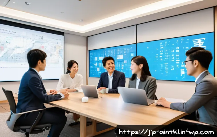 AI 시스템의 공정성 강화를 위한 포럼 - A diverse team of AI developers and ethicists collaborating in a modern conference room, featuring a...