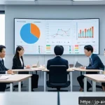 AI 시스템의 공정성 확보를 위한 모니터링 전략 - A modern Japanese office scene featuring a diverse team of AI engineers and data scientists analyzin...